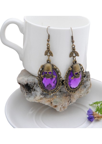 Basit Saplama Küpeler Çok Yönlü Popüler Kişilik Sokak Çekim Küpeleri (Yurt Dışından)