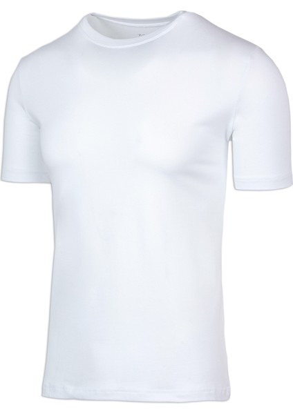 Erkek Modal Kısa Kol 0 Yaka T-Shirt 41503