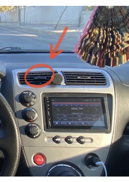 Honda Civic Cabrio Orta Havalandırma Ayar Tuşu