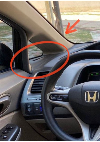Honda Civic Fd6 Yan Cam Havalandırma Çerçevesi