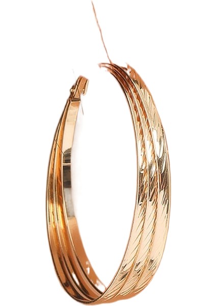 Basit Saplama Küpeler Çok Yönlü Popüler Kişilik Sokak Çekim Küpeleri (Yurt Dışından)