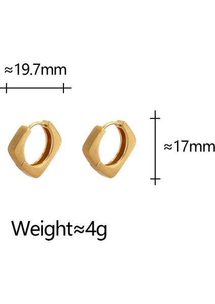 Saplama Küpeler Vintage Sade Küpeler (Yurt Dışından) fiyatları