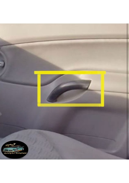 Citroen C3 (2003-2007) Kapı Kolu Tutamaç Sağ Sol Takım