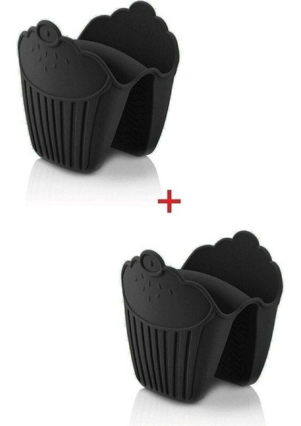 Çok Renkli Silikon Fırın Eldiveni 10x10 cm, ısı yalıtımlı ve kaymaz tasarım