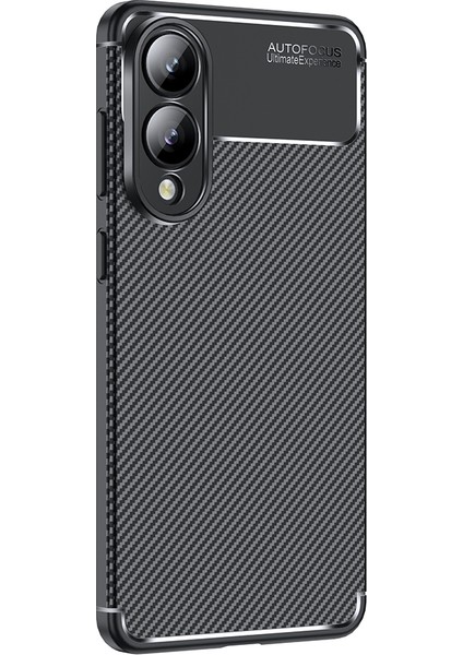 Samsung Galaxy S25 Edge Kılıf Negro Karbon Fiber Desen Silikon