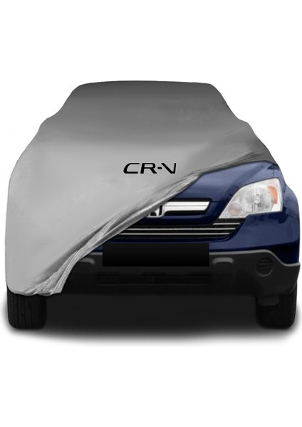 Honda Cr-V (2006 - 2012) Gri Kumaş Araba Brandası Logolu Penye Branda Oto Branda