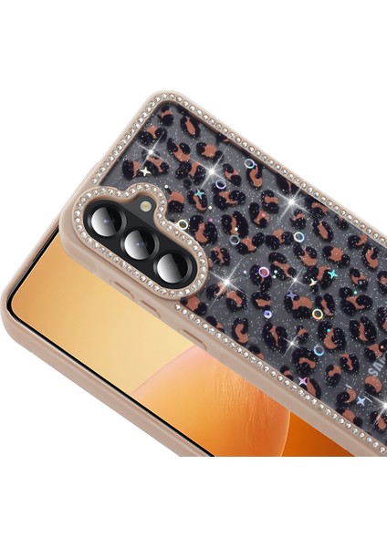 Samsung Galaxy A36 Kılıf Azra Taşlı Simli