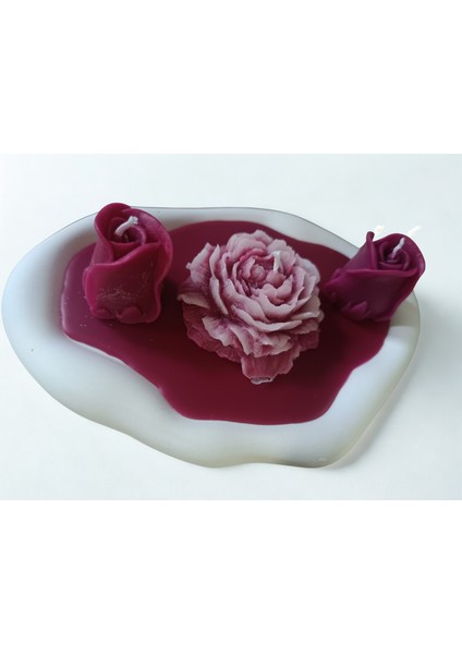 Crafts Tasarım Dekoratif Mum Bahçesi
