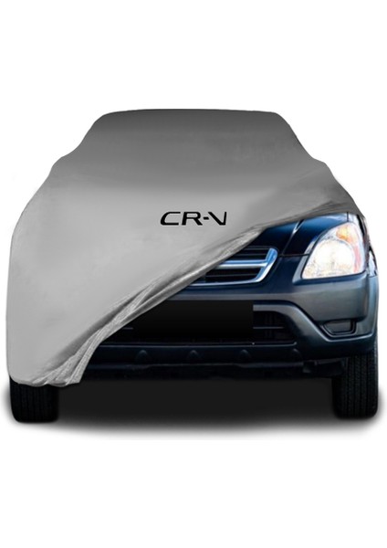 Honda Cr-V (2002 - 2006) Gri Kumaş Araba Brandası Logolu Penye Branda Oto Branda
