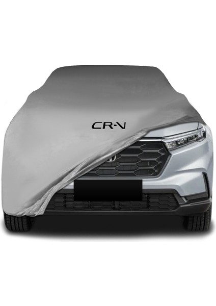 Honda Cr-V (2022 - ) Gri Kumaş Araba Brandası Logolu Penye Branda Oto Branda