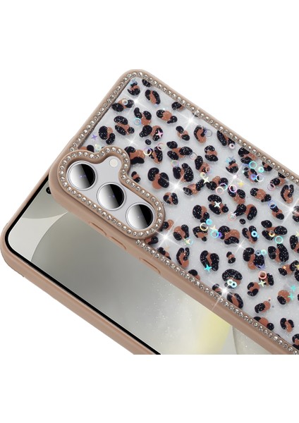 Samsung Galaxy S24 Fe Kılıf Azra Taşlı Simli
