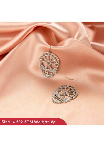 Avrupa ve Amerika Birleşik Devletleri Modası Vahşi Kişilik Paslanmaz Çelik Küpeler Kadın Geometrik Küpeler Saplama Küpeler (Yurt Dışından)