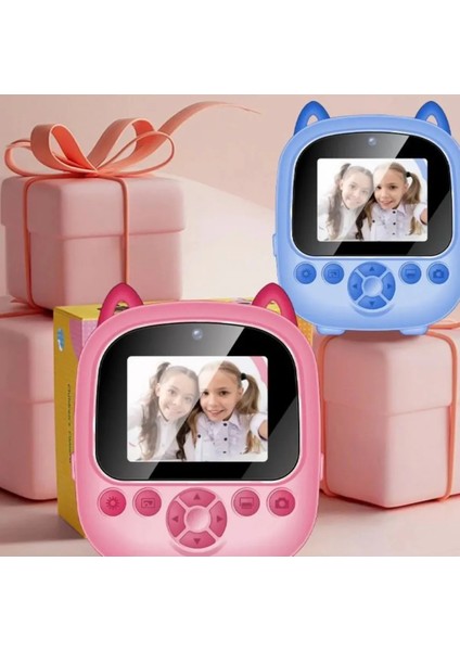 Print Camera Çocuk Fotoğraf Makinesi Dijital Hd Video Kamera Anlık Termal Resim Kağıt Baskılı Yazıcı indirimleri