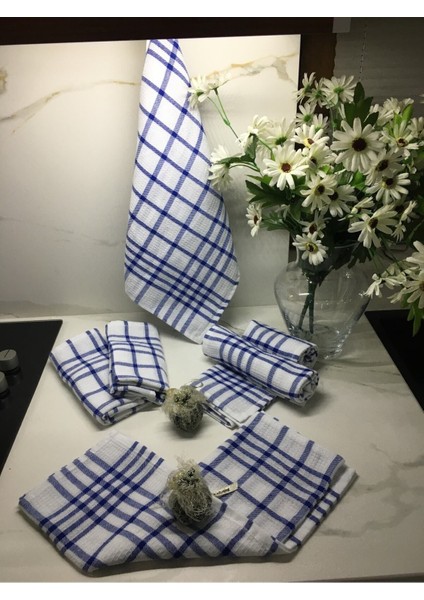 Beyaz 4'lü Mutfak Kurulama Bezi, Yumuşak ve Dayanıklı, Temizlik İçin Idealdir modelleri