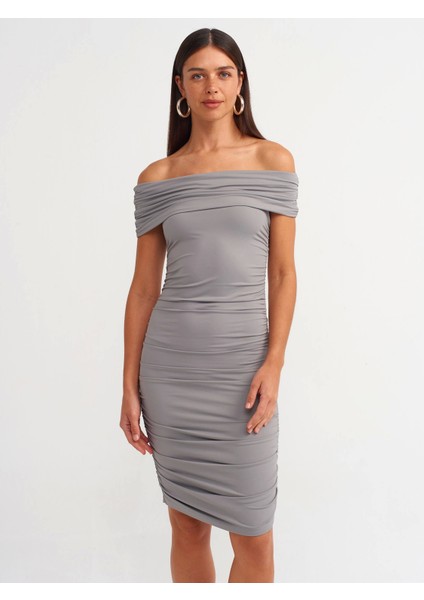 Askılı Midi Elbise-Siyah