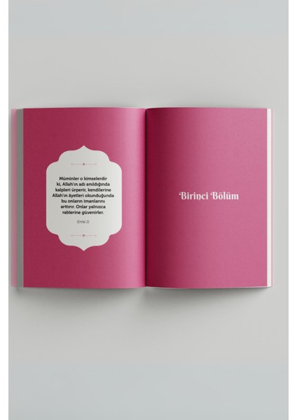 Özel Seri Sohbet Ajandası (Pembe Kapak)