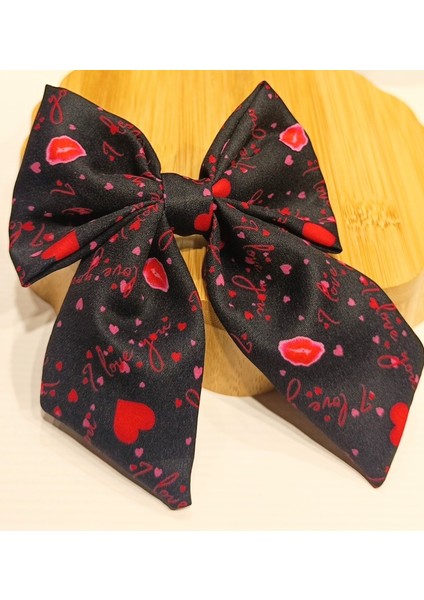 Lüks Gösterişli Figürlü Fiyonk Klips Toka