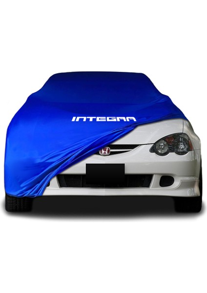 Honda Integra Mavi Kumaş Araba Brandası Logolu Penye Branda Oto Branda