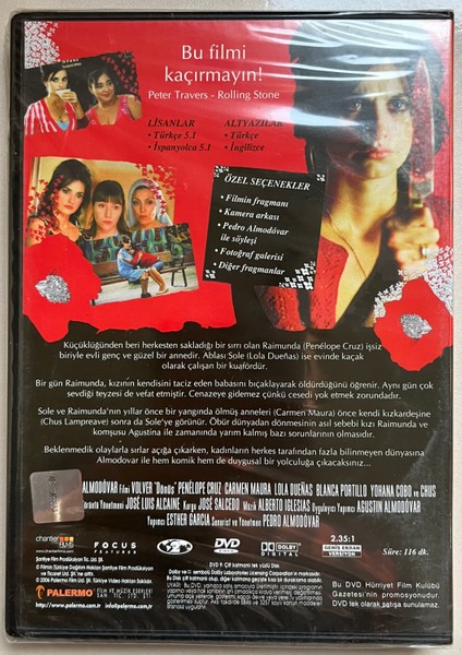 Volver DVD (Orjnal Dönem Baskı Dvd) fiyatları