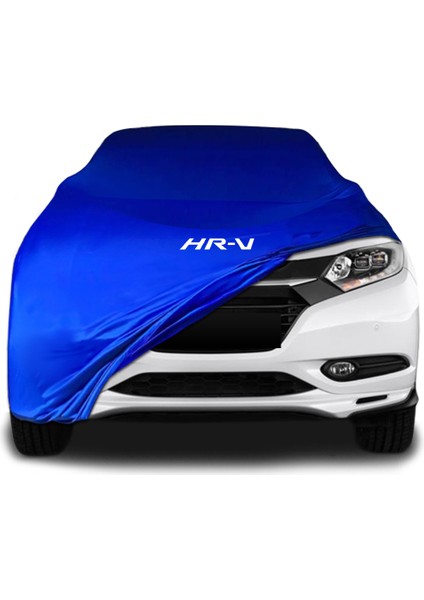 Honda Hr-V (2015 - 2020) Mavi Kumaş Araba Brandası Logolu Penye Branda Oto Branda