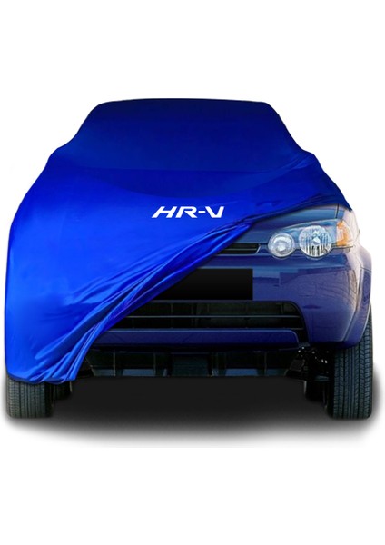 Honda Hr-V (1998 - 2005) Mavi Kumaş Araba Brandası Logolu Penye Branda Oto Branda