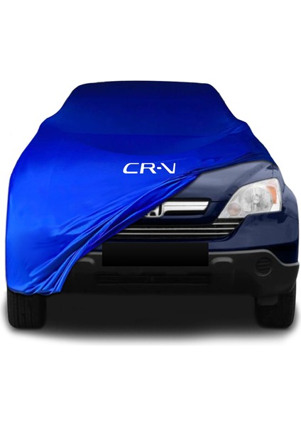 Honda Cr-V (2006 - 2012) Mavi Kumaş Araba Brandası Logolu Penye Branda Oto Branda