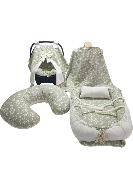 5 Parça Babynest Seti - Pamuklu