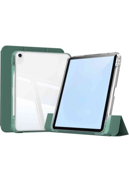 iPad Air 11 Uyumlu 4/5/6 Nesil M2/m3 Airbagli Manyetik Ayrılabilen Fuchsia Sliding Tablet Kılıfı