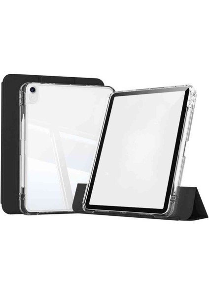 iPad Air 11 Uyumlu 4/5/6 Nesil M2/m3 Airbagli Manyetik Ayrılabilen Fuchsia Sliding Tablet Kılıfı