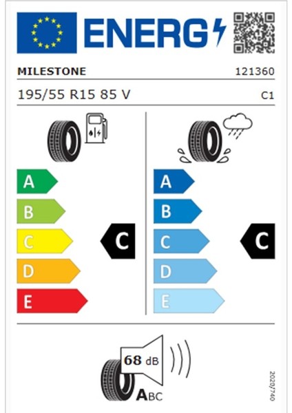 195/55 R15 Tl 85V Carmıle Oto Yaz Lastiği (Üretim Tarihi: 2025) fiyatları