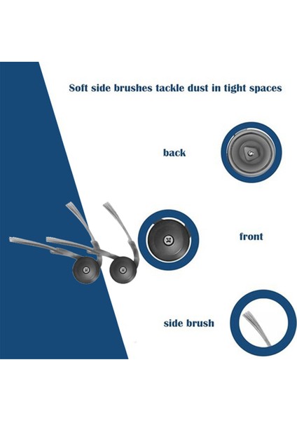 Roborock Qrevo Edge/qrevo Edge S5A Ana Yan Fırça Hepa Filtre Toz Torbası Paspas Bezi Yedek Parçaları (Yurt Dışından) fiyatları