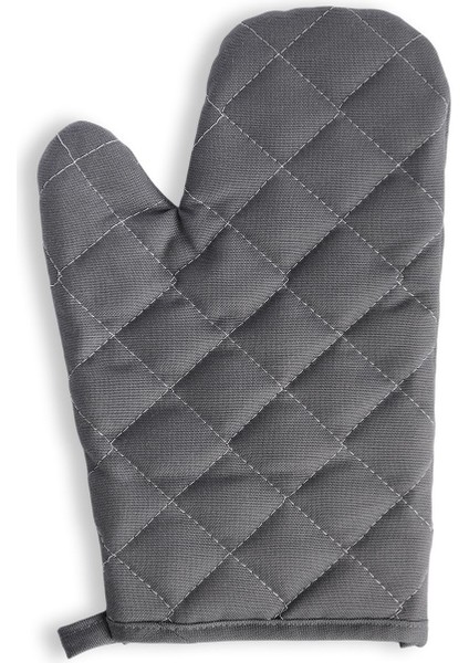 Pratik ve Güvenli Mutfak Eldiveni ve Tutacak, Pamuk Polyester, 17x27, Gri/Füme modelleri