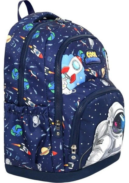 Uzay Okul Çantası 3lü Okul Çantası Lüx Takım Erkek Okul Çantası Astronot Okul Çantası modelleri