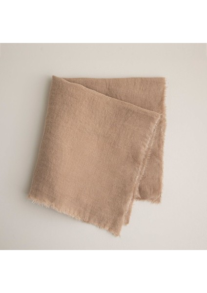 Yumuşak ve şık bej peçete, 45x45 cm, günlük kullanım için ideal, set veya tek seçenek