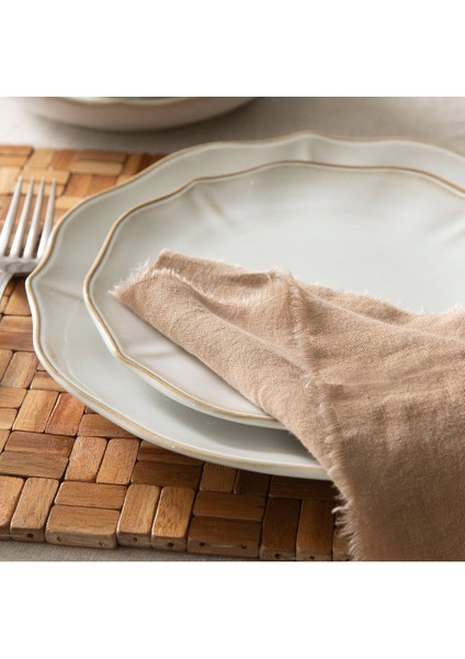 Yumuşak ve şık bej peçete, 45x45 cm, günlük kullanım için ideal, set veya tek seçenek fiyatları
