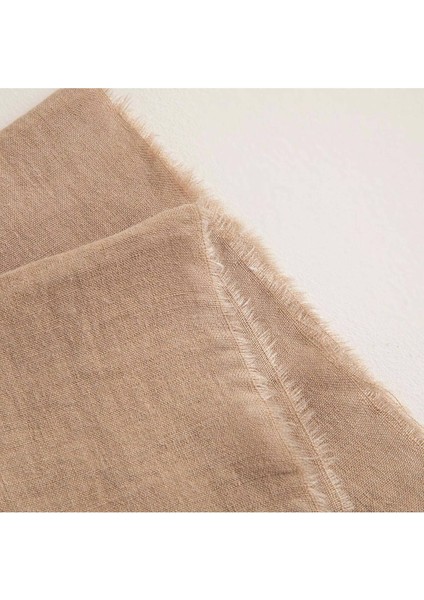 Yumuşak ve şık bej peçete, 45x45 cm, günlük kullanım için ideal, set veya tek seçenek fırsatları