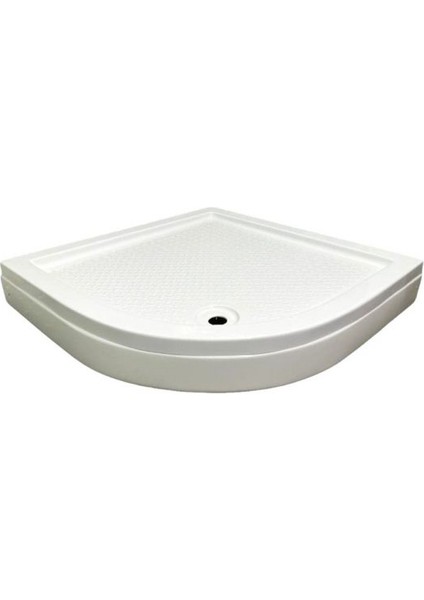 110X110 Oval Panelli ve Ayaklı Akrilik Duş Teknesi