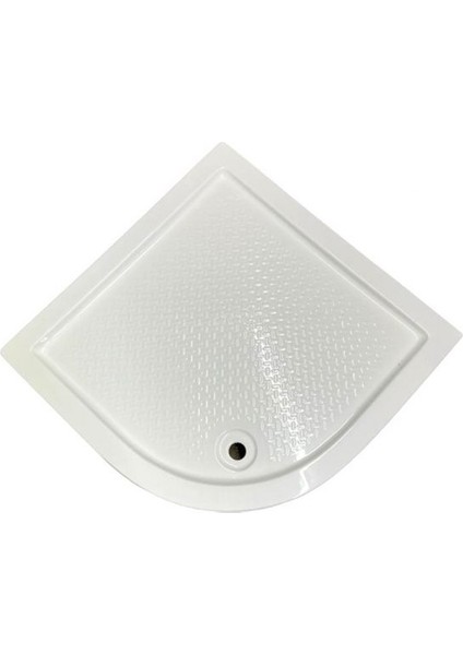 110X110 Oval Panelli ve Ayaklı Akrilik Duş Teknesi