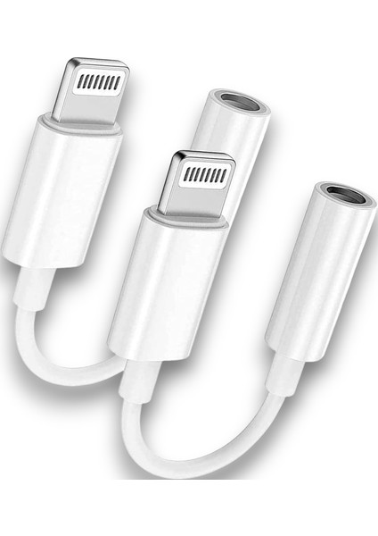 Apple Uyumlu Lightning – 3.5 mm Aux Dönüştürücü Kablosu | iPhone 7–14 Serisi ile Tam Uyum, Yüksek Ses Kalitesi