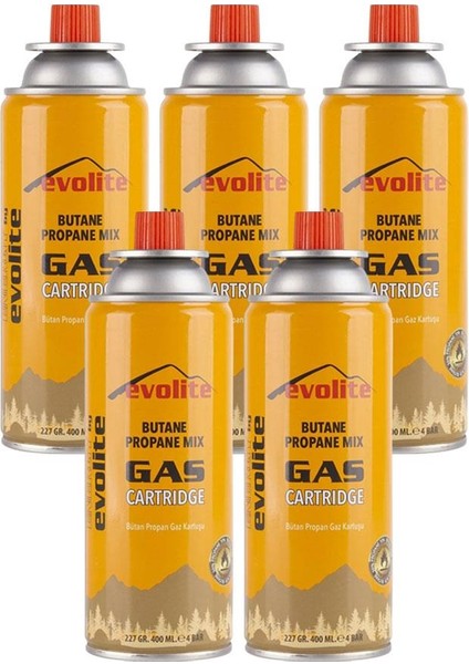 227 Gr. Gaz Ocak Kartuşu 5 Adet EVO-009-A2
