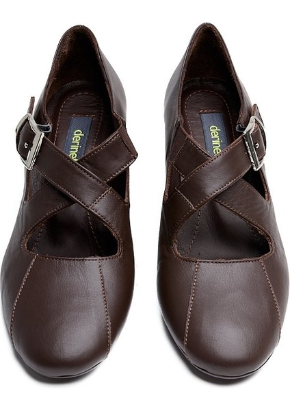 Hakiki Deri Kadın Topuklu Ayakkabı modelleri