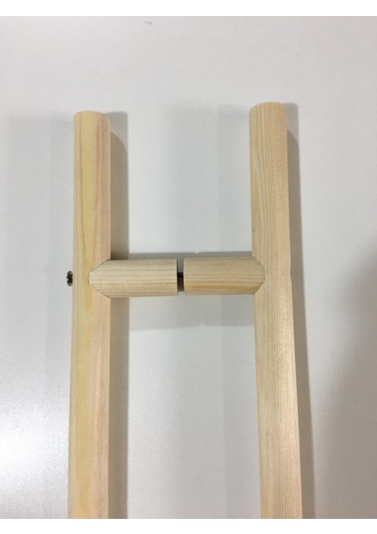 Sauna Cam Kapı Kolu Ahşap