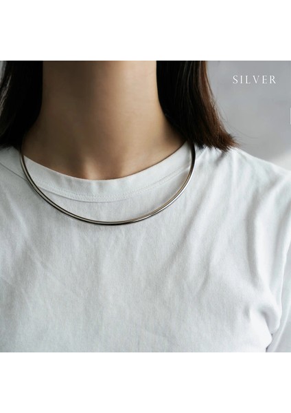 Pratik Choker Çelik Kolye,boyun Çelik Kolye