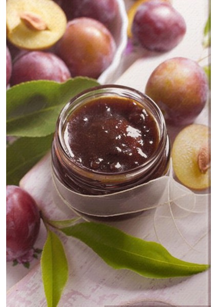 4 Adet Cam Kavanoz Siyah Kapak Magnolia-Yoğurt-Marmelat-Reçel Kavanozu (330 Ml)