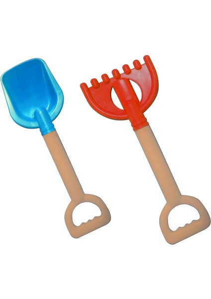 Tırmık Kırmızı Kürek Mavi