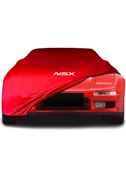 Honda Nsx Kırmızı Kumaş Araba Brandası Logolu Penye Branda Oto Branda