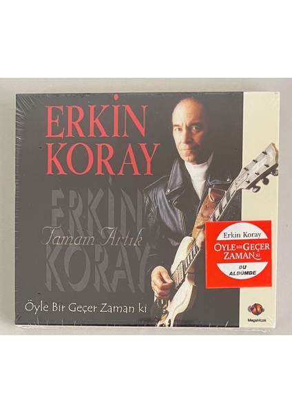 Erkin Koray Tamam Artık Öyle Bir Geçer Zaman Ki CD (Jelatininde Sıfır Orjnal Dönem Baskı Cd)