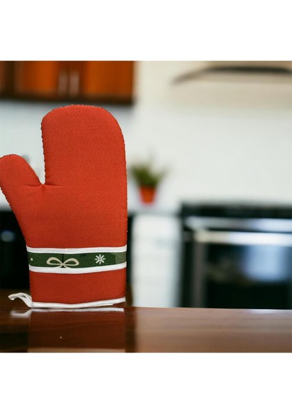 Turuncu ev eldiveni, dayanıklı pamuklu mutfak aksesuarı, 23x28 cm modelleri