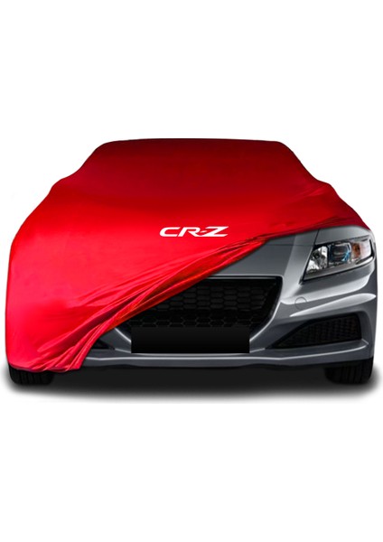 Honda Cr-Z Kırmızı Kumaş Araba Brandası Logolu Penye Branda Oto Branda