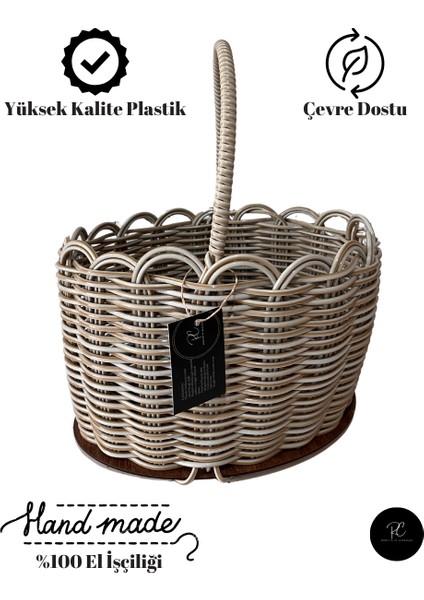 Premium El Örgüsü Piknik Sepeti